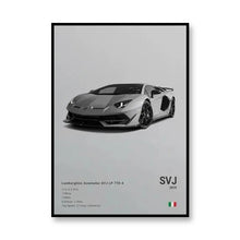 Load image into Gallery viewer, Famous Brand Cars SVJ GT3RS G80M3C Canvas Wall Art Print Poster 918 M5CS MSCSL Decorative Mural Home Decor Gift Unframed