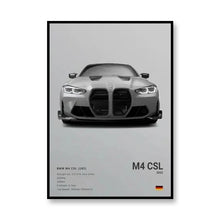 Load image into Gallery viewer, Famous Brand Cars SVJ GT3RS G80M3C Canvas Wall Art Print Poster 918 M5CS MSCSL Decorative Mural Home Decor Gift Unframed