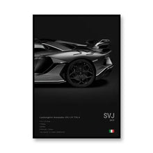 Load image into Gallery viewer, Famous Brand Cars SVJ GT3RS G80M3C Canvas Wall Art Print Poster 918 M5CS MSCSL Decorative Mural Home Decor Gift Unframed