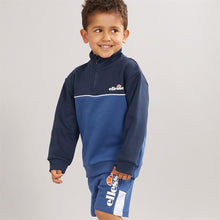 Load image into Gallery viewer, Ellesse Boys Felix Funnel Neck And Shorts Set Dark Blue/Navy