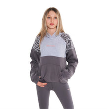 Load image into Gallery viewer, Bench Girls Arienna Colour Block Tracksuit Charcoal