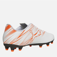 Load image into Gallery viewer, Puma Junior Attacanto FG/AG Firm/Artificial Ground Football Boots White/Glowing Red