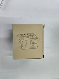 Universal Travel Adapter Worldwide with 2 USB C and 2 USB A Ports, Universal Plug Adaptor UK to World, International Adapter for EU, USA, UK, Australia, Thailand etc. not a Voltage Converter