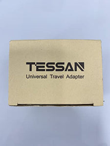 Universal Travel Adapter Worldwide with 2 USB C and 2 USB A Ports, Universal Plug Adaptor UK to World, International Adapter for EU, USA, UK, Australia, Thailand etc. not a Voltage Converter