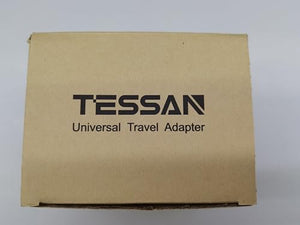 Universal Travel Adapter Worldwide with 2 USB C and 2 USB A Ports, Universal Plug Adaptor UK to World, International Adapter for EU, USA, UK, Australia, Thailand etc. not a Voltage Converter