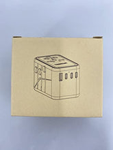 Load image into Gallery viewer, Universal Travel Adapter Worldwide with 2 USB C and 2 USB A Ports, Universal Plug Adaptor UK to World, International Adapter for EU, USA, UK, Australia, Thailand etc. not a Voltage Converter