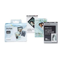 Load image into Gallery viewer, INSTAX mini instant film White Border, 20 shot Pack, suitable for all mini cameras and printers
