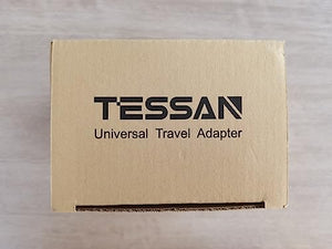 Universal Travel Adapter Worldwide with 2 USB C and 2 USB A Ports, Universal Plug Adaptor UK to World, International Adapter for EU, USA, UK, Australia, Thailand etc. not a Voltage Converter