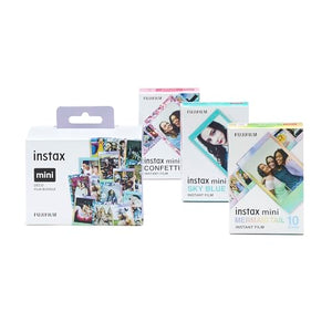 INSTAX mini instant film White Border, 20 shot Pack, suitable for all mini cameras and printers