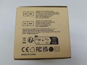 Universal Travel Adapter Worldwide with 2 USB C and 2 USB A Ports, Universal Plug Adaptor UK to World, International Adapter for EU, USA, UK, Australia, Thailand etc. not a Voltage Converter