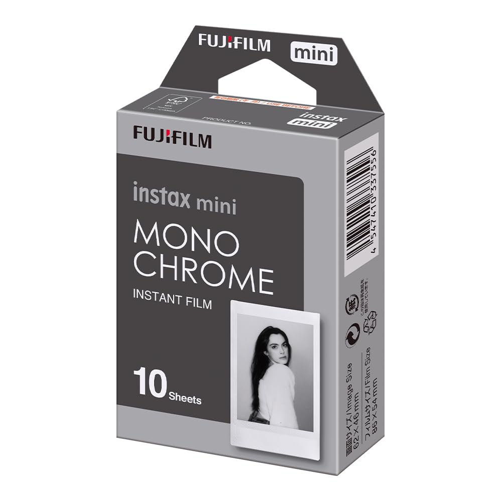 INSTAX mini instant film White Border, 20 shot Pack, suitable for all mini cameras and printers