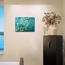 Load image into Gallery viewer, Wieco Art Giclee Canvas Prints Wall Art for Wall Decor by Van Gogh Paintings Almond Blossom Modern One Piece Stretched and Framed Abstract Flowers Artwork Home Office Decorations