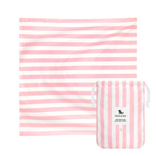 Load image into Gallery viewer, Beach Towel - Quick Dry, Sand Free - Compact, Lightweight - 100% Recycled - Includes Bag - Cabana - Whitsunday Blue - Large (160x90cm, 63x35)