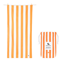Load image into Gallery viewer, Beach Towel - Quick Dry, Sand Free - Compact, Lightweight - 100% Recycled - Includes Bag - Cabana - Whitsunday Blue - Large (160x90cm, 63x35)