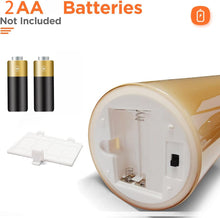 Load image into Gallery viewer, Glass Gold Real Wax LED Candles Flickering with Remote &amp; Timer - Fake Candles Flickering Light, Battery Candles Set of 3, Festival, Room Decor, Home Decor