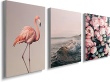 Load image into Gallery viewer, Sunset Beach Canvas Wall Art for Living Room Modern Artwork Nature Blue Sea Landscape Bathroom Pictures Bedroom Wall Décor Family Prints Paintings Wall Decorations Hallway Kitchen Office, YH1306