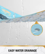 Load image into Gallery viewer, Non Slip Bath Mat for Tub, 101 x 40cm Extra Long Shower Mat Anti Mould, Machine Washable Bathroom Bathtub Mat with Suction Cups and Drain Holes, Soft on Feet, Clear