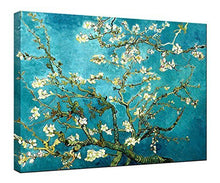 Load image into Gallery viewer, Wieco Art Giclee Canvas Prints Wall Art for Wall Decor by Van Gogh Paintings Almond Blossom Modern One Piece Stretched and Framed Abstract Flowers Artwork Home Office Decorations