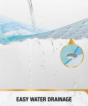 Load image into Gallery viewer, Non Slip Bath Mat for Tub, 101 x 40cm Extra Long Shower Mat Anti Mould, Machine Washable Bathroom Bathtub Mat with Suction Cups and Drain Holes, Soft on Feet, Clear