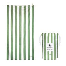 Load image into Gallery viewer, Beach Towel - Quick Dry, Sand Free - Compact, Lightweight - 100% Recycled - Includes Bag - Cabana - Whitsunday Blue - Large (160x90cm, 63x35)