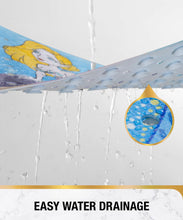 Load image into Gallery viewer, Non Slip Bath Mat for Tub, 101 x 40cm Extra Long Shower Mat Anti Mould, Machine Washable Bathroom Bathtub Mat with Suction Cups and Drain Holes, Soft on Feet, Clear