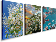 Load image into Gallery viewer, Sunset Beach Canvas Wall Art for Living Room Modern Artwork Nature Blue Sea Landscape Bathroom Pictures Bedroom Wall Décor Family Prints Paintings Wall Decorations Hallway Kitchen Office, YH1306