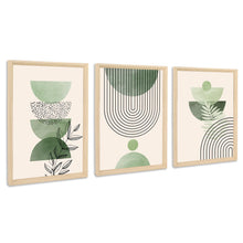 Load image into Gallery viewer, 3 Panels Wooden Framed Navy Blue White Gold Marble Canvas Wall Art Painting on Canvas Print Picture for Living Room Hallway Stairs Bedroom Bathroom Wall Decor Ready To Hang 90x40cm(12&quot;x16&quot;x3pcs)