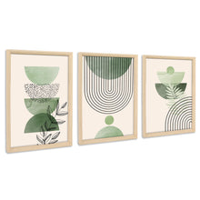 Load image into Gallery viewer, 3 Panels Wooden Framed Navy Blue White Gold Marble Canvas Wall Art Painting on Canvas Print Picture for Living Room Hallway Stairs Bedroom Bathroom Wall Decor Ready To Hang 90x40cm(12&quot;x16&quot;x3pcs)