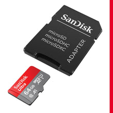 Load image into Gallery viewer, SanDisk 128GB Ultra microSDXC card + SD adapter, Memory card Full HD, up to 140 MB/s, For smartphones and Tablets, with A1 App Performance, UHS-I, Class 10, U1