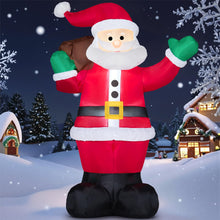 Load image into Gallery viewer, Inflatable Hanging Christmas Decoration, 1.8 m, Climbing Santa Claus with Built-in LED, for Christmas Party, Indoor, Outdoor, Garden, Lawn