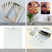 Load image into Gallery viewer, Sunset Beach Canvas Wall Art for Living Room Modern Artwork Nature Blue Sea Landscape Bathroom Pictures Bedroom Wall Décor Family Prints Paintings Wall Decorations Hallway Kitchen Office, YH1306