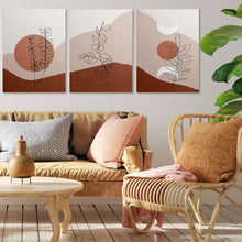 Load image into Gallery viewer, Sunset Beach Canvas Wall Art for Living Room Modern Artwork Nature Blue Sea Landscape Bathroom Pictures Bedroom Wall Décor Family Prints Paintings Wall Decorations Hallway Kitchen Office, YH1306