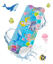 Load image into Gallery viewer, Non Slip Bath Mat for Tub, 101 x 40cm Extra Long Shower Mat Anti Mould, Machine Washable Bathroom Bathtub Mat with Suction Cups and Drain Holes, Soft on Feet, Clear