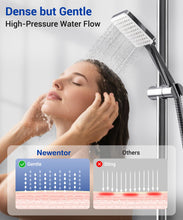 Load image into Gallery viewer, Shower Head, High Pressure, Shower Heads with 6 Modes, Power Shower Head Only, Universal Water Saving Large ShowerHead