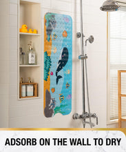 Load image into Gallery viewer, Non Slip Bath Mat for Tub, 101 x 40cm Extra Long Shower Mat Anti Mould, Machine Washable Bathroom Bathtub Mat with Suction Cups and Drain Holes, Soft on Feet, Clear
