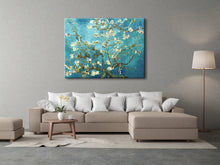 Load image into Gallery viewer, Wieco Art Giclee Canvas Prints Wall Art for Wall Decor by Van Gogh Paintings Almond Blossom Modern One Piece Stretched and Framed Abstract Flowers Artwork Home Office Decorations