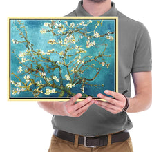 Load image into Gallery viewer, Wieco Art Giclee Canvas Prints Wall Art for Wall Decor by Van Gogh Paintings Almond Blossom Modern One Piece Stretched and Framed Abstract Flowers Artwork Home Office Decorations