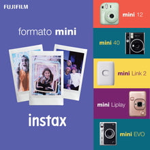 Load image into Gallery viewer, INSTAX mini instant film White Border, 20 shot Pack, suitable for all mini cameras and printers