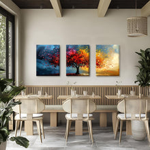 Load image into Gallery viewer, YWQQ 3 Pieces Canvas Wall Art, Tree Of Life Modern Abstract Canvas Pictures for Living Room, Bedroom, Hallway, Kitchen or Office(30×40cm×3PCS)