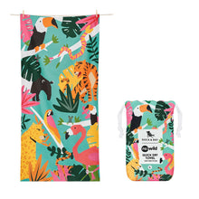 Load image into Gallery viewer, Beach Towel - Quick Dry, Sand Free - Compact, Lightweight - 100% Recycled - Includes Bag - Cabana - Whitsunday Blue - Large (160x90cm, 63x35)