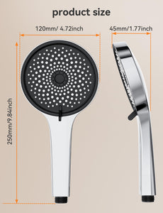 Shower Head, Magichome High Pressure Shower Head with 5 Spray Modes, Turbocharged Design Powerful Shower Heads for Low Water Pressure