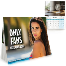 Load image into Gallery viewer, Only Fans 2026 Calendar Funny Gifts for Men | A4 Onlyfans Rude Calendar 2026 Funny Secret Santa Gifts for Men | Office Secret Santa Ideas | Mens Stocking Fillers for Him Christmas Gag Joke Presents