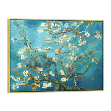 Load image into Gallery viewer, Wieco Art Giclee Canvas Prints Wall Art for Wall Decor by Van Gogh Paintings Almond Blossom Modern One Piece Stretched and Framed Abstract Flowers Artwork Home Office Decorations