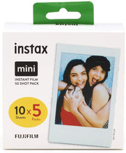 Load image into Gallery viewer, INSTAX mini instant film White Border, 20 shot Pack, suitable for all mini cameras and printers