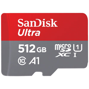 SanDisk 128GB Ultra microSDXC card + SD adapter, Memory card Full HD, up to 140 MB/s, For smartphones and Tablets, with A1 App Performance, UHS-I, Class 10, U1
