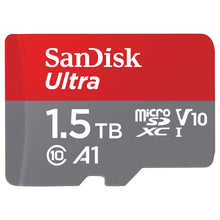Load image into Gallery viewer, SanDisk 128GB Ultra microSDXC card + SD adapter, Memory card Full HD, up to 140 MB/s, For smartphones and Tablets, with A1 App Performance, UHS-I, Class 10, U1