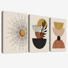 Load image into Gallery viewer, 3 Panels Wooden Framed Navy Blue White Gold Marble Canvas Wall Art Painting on Canvas Print Picture for Living Room Hallway Stairs Bedroom Bathroom Wall Decor Ready To Hang 90x40cm(12&quot;x16&quot;x3pcs)