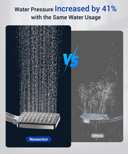 Load image into Gallery viewer, Shower Head, High Pressure, Shower Heads with 6 Modes, Power Shower Head Only, Universal Water Saving Large ShowerHead