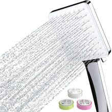 Load image into Gallery viewer, Shower Head, High Pressure, Shower Heads with 6 Modes, Power Shower Head Only, Universal Water Saving Large ShowerHead