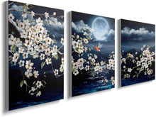 Load image into Gallery viewer, Sunset Beach Canvas Wall Art for Living Room Modern Artwork Nature Blue Sea Landscape Bathroom Pictures Bedroom Wall Décor Family Prints Paintings Wall Decorations Hallway Kitchen Office, YH1306